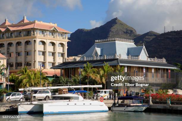 mauritius, port-louis, le caudan waterfront, blue penny museum - port louis bildbanksfoton och bilder