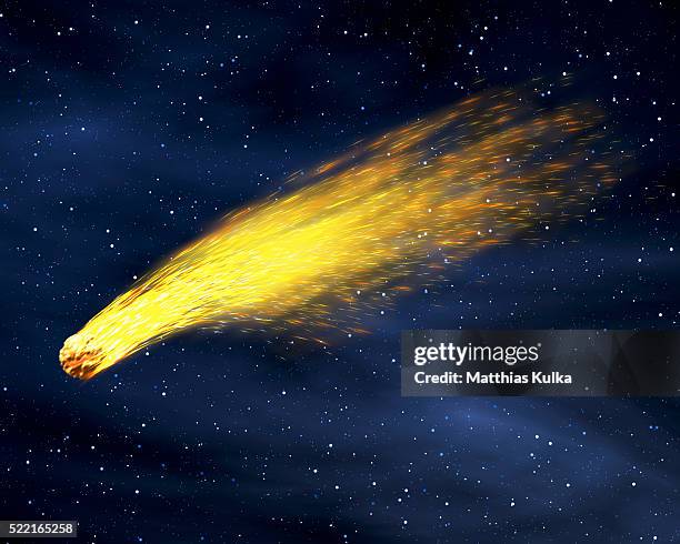 flying comet - komet stock-fotos und bilder