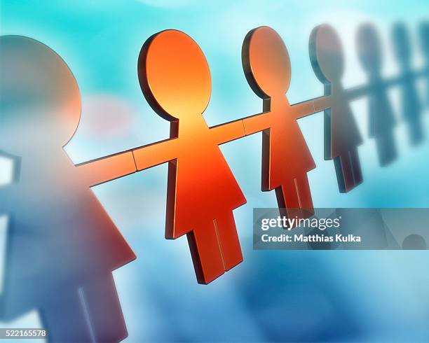 female pictographs holding hands - female symbol stock pictures, royalty-free photos & images