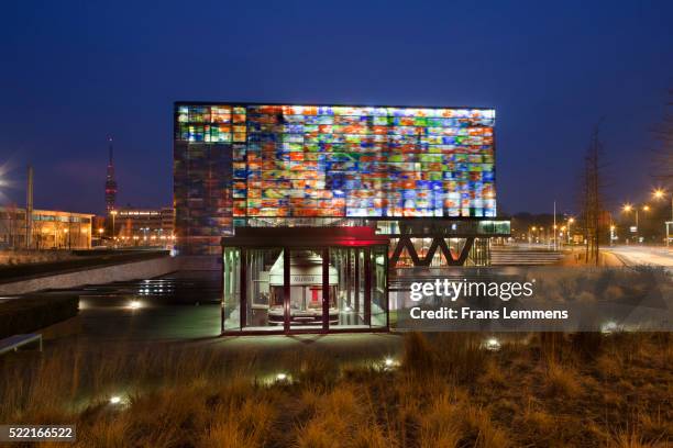 broadcasting museum called beeld en geluid in hilversum - ヒルバーサム ストックフォトと画像