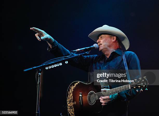 Alan Jackson performs at Honda Center on April 16, 2016 in Anaheim, California.