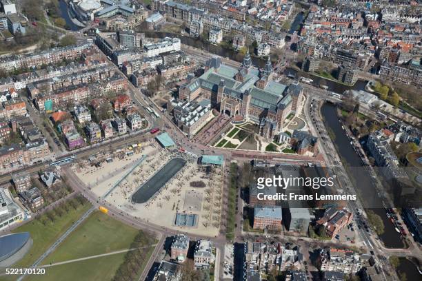 netherlands, amsterdam, rijksmuseum - rijksmuseum stockfoto's en -beelden