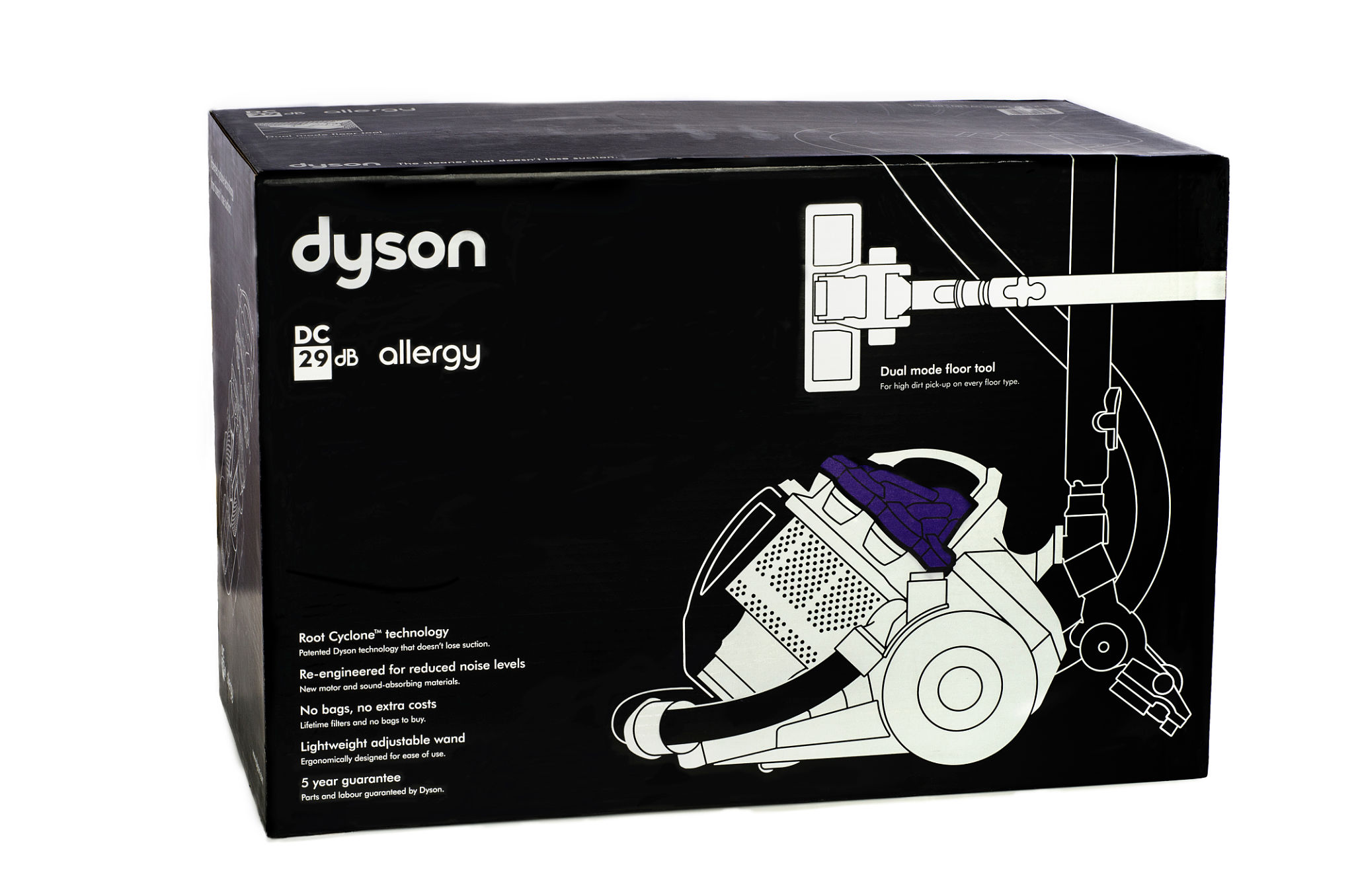 Carton box of Dyson DC 29 DB Allergy Carton box of Dyson DC 29 DB Allergy
