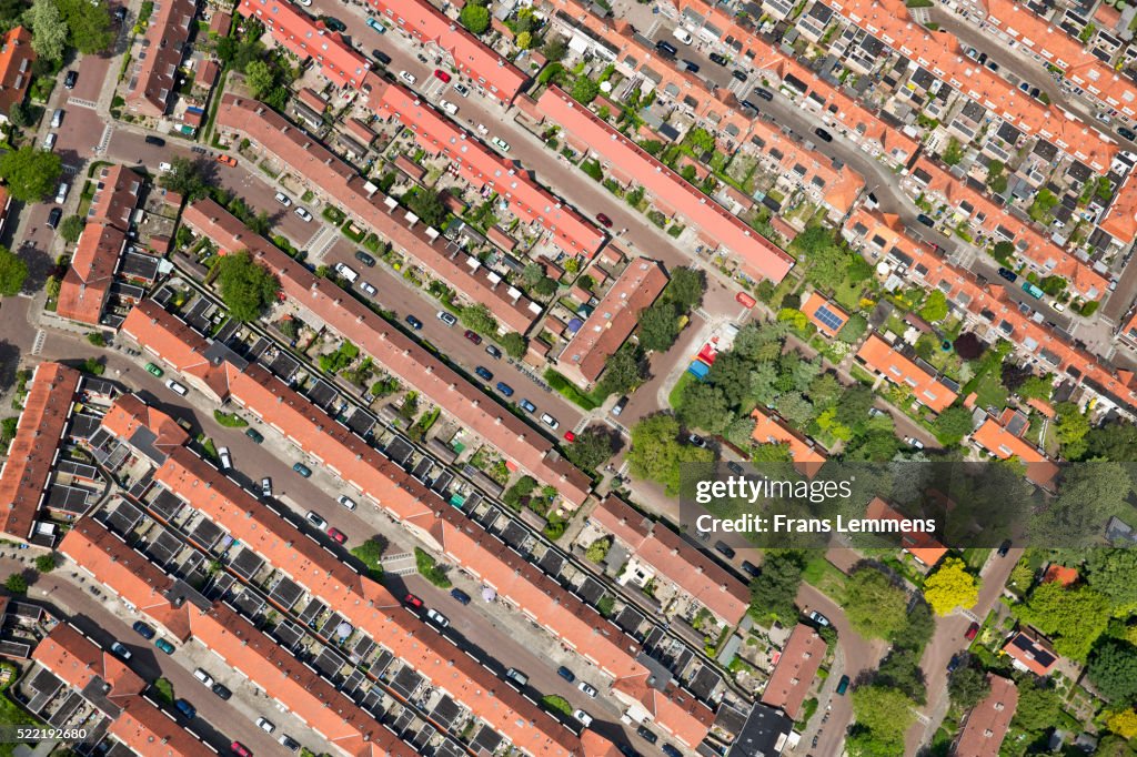 Netherlands, Zwolle, Residential District. Aerial