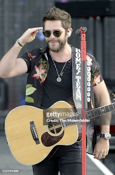 Thomas Rhett performs during the Tortuga Music Festival on April 17, 2016 in Fort Lauderdale, Florida.