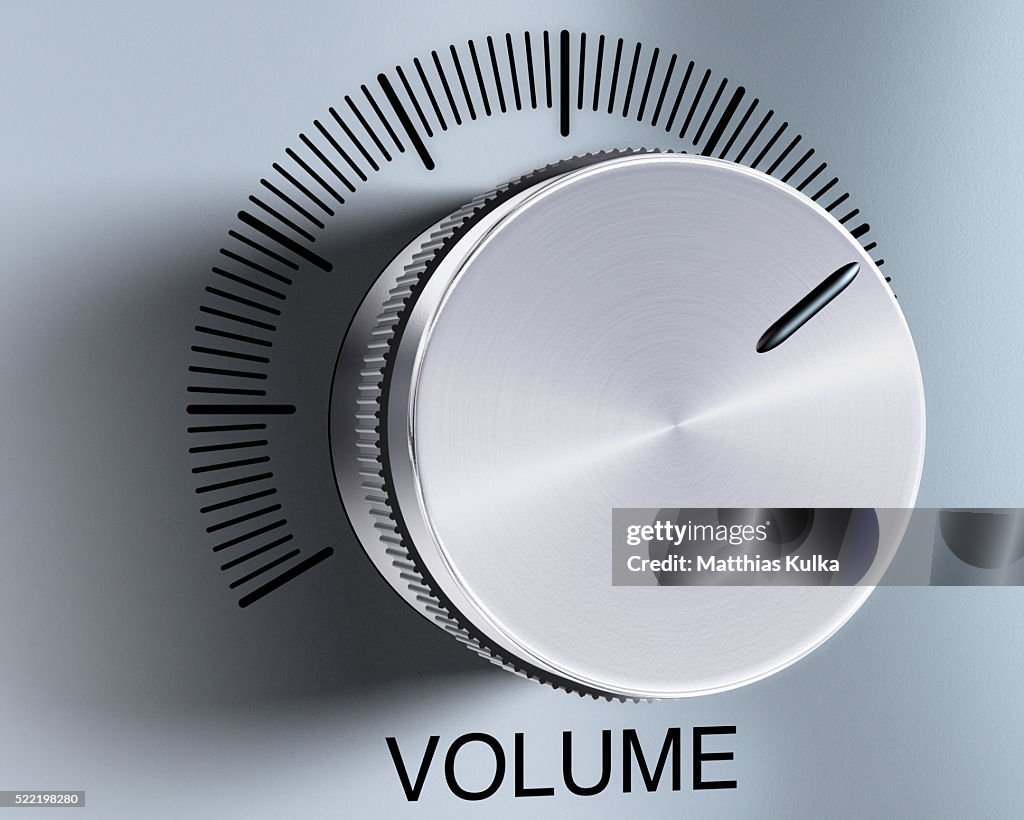 Control knob of an amplifier