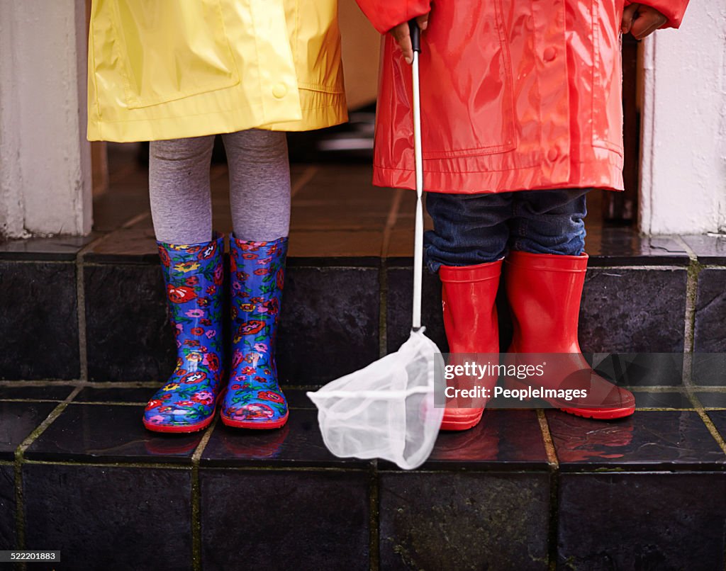 Bereit für den Regen