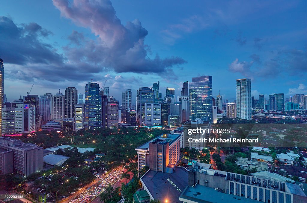 Manila at night