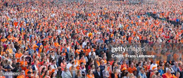 amsterdam, national football team fans during worldcup 2010 - world cup netherlands stock pictures, royalty-free photos & images