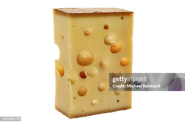 emmentaler cheese - schweizer käse stock-fotos und bilder