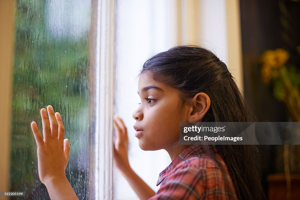 Hope it stops raining so I can play outside