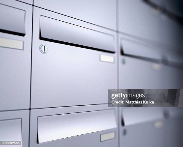 mailboxes - letterbox stock pictures, royalty-free photos & images