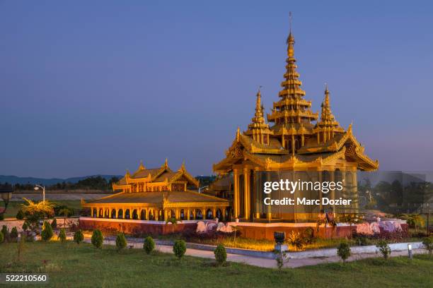 kanbawzathadi palace of bago - naypyidaw fotografías e imágenes de stock