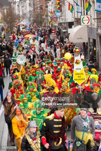 netherlands, maastricht, carnival festival - carnaval limburg stock pictures, royalty-free photos & images