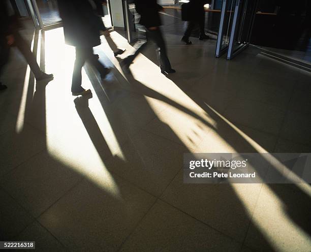 People In Doorway, Foto de stock