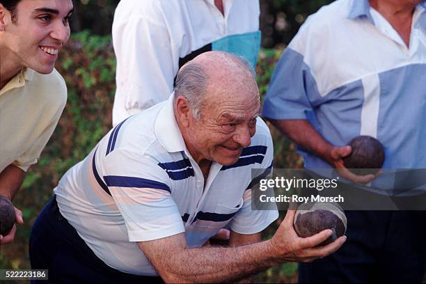 bocce ball - petanque stock pictures, royalty-free photos & images