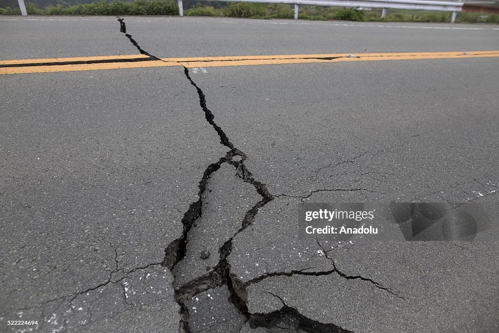 Strong earthquakes hit Japan