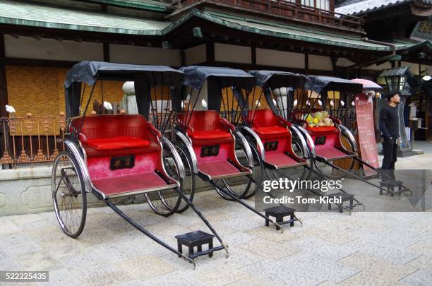 rickshaws of japan, dogo onsen - dogo stock pictures, royalty-free photos & images