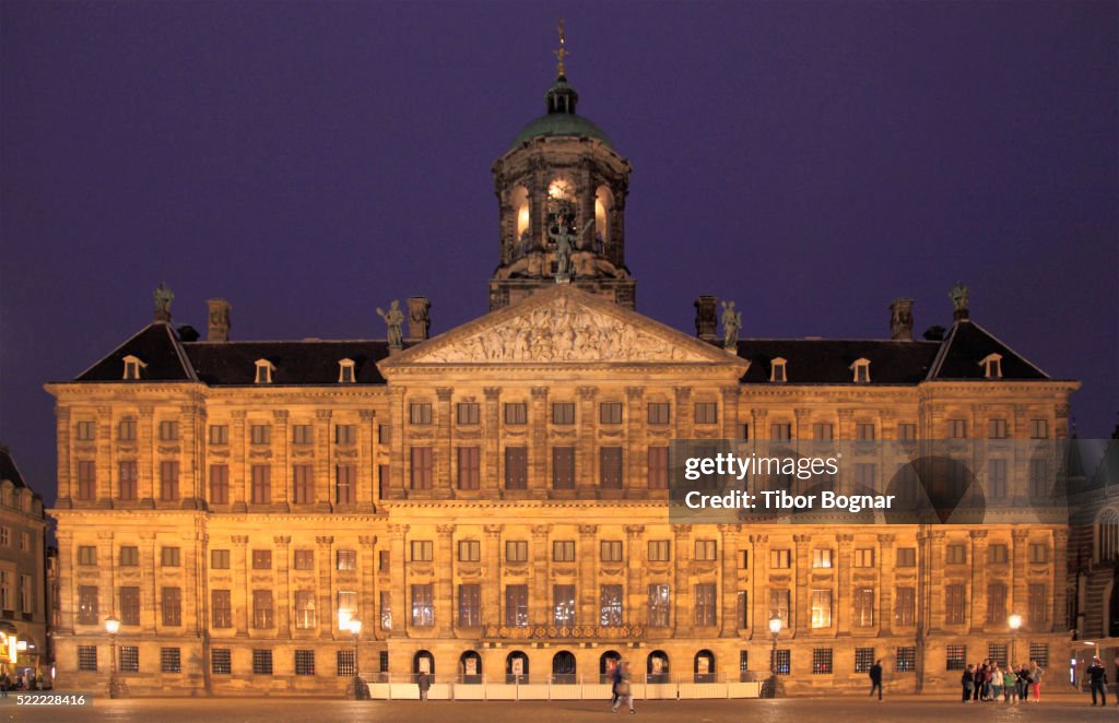 Royal Palace in Dam Square, Amsterdam