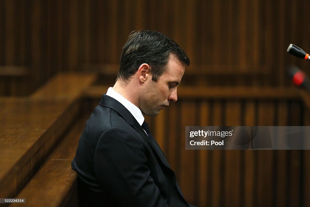 Oscar Pistorius Appears in Court for Sentence Hearing