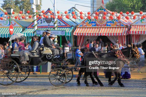 seville, fair, feria de abril, people - seville fair stock pictures, royalty-free photos & images