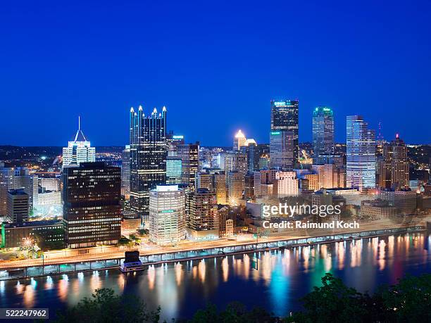 pittsburgh waterfront - pittsburgh city stock pictures, royalty-free photos & images