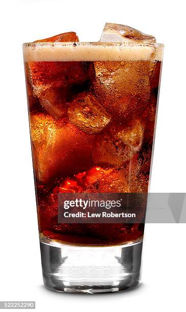 ice cold soda - soda imagens e fotografias de stock