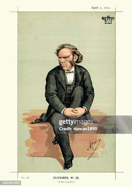 vanity fair druck von lord george lyttelton segeln - conservative party uk stock-grafiken, -clipart, -cartoons und -symbole