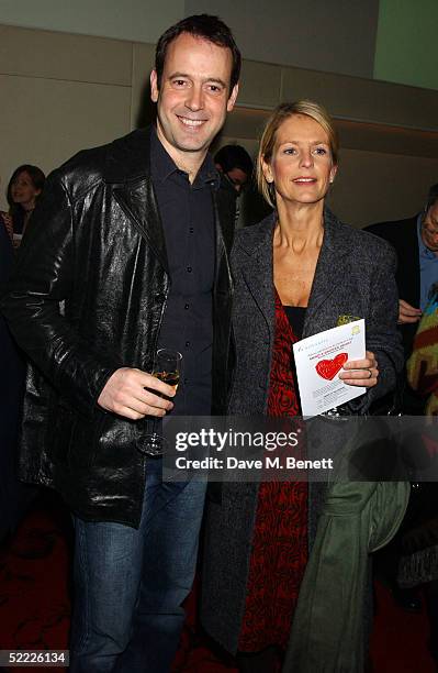 Presenter Ulrika Jonsson and husband Lance Gerrard-Wright attend the "Chain Of Hope" auction and party in aid of heart surgeon Professor Sir Magdi...