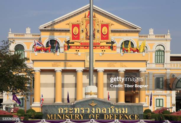 thailand, bangkok, ministry of defence, - department of defense stock pictures, royalty-free photos & images