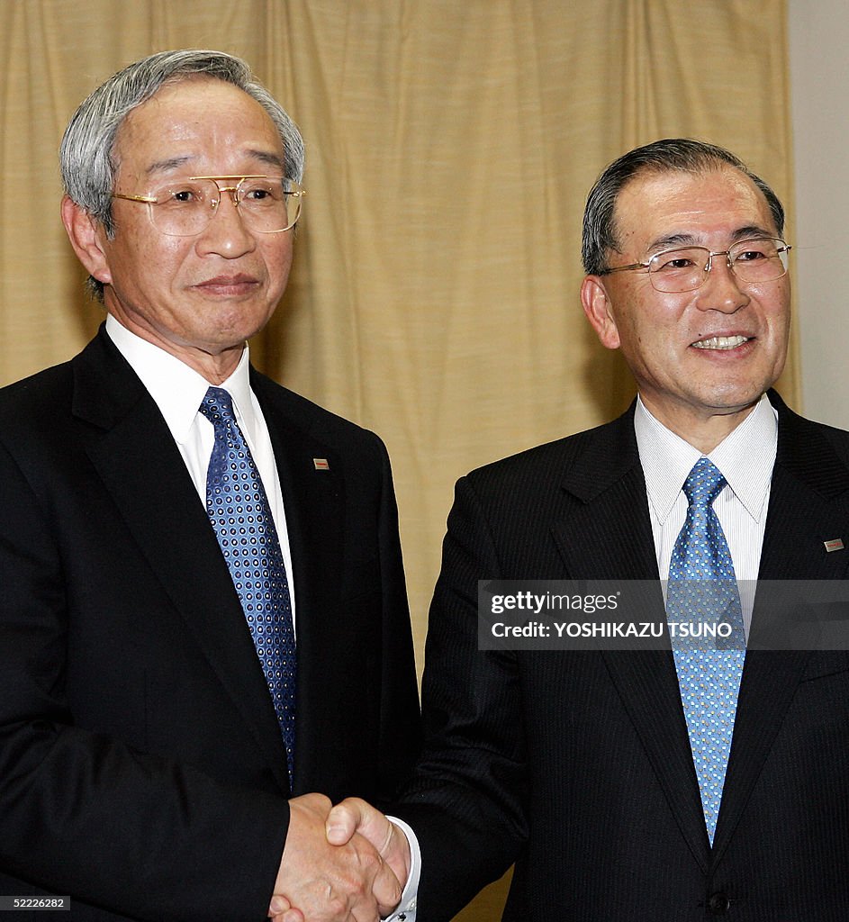 Japan's electronics giant Toshiba Presid