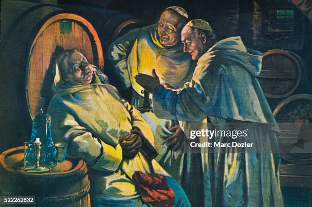 cellar painting - religiöse darstellung stock-fotos und bilder