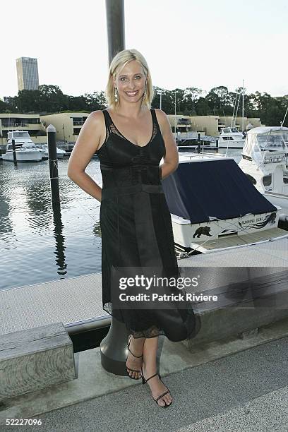 New TV host Johanna Griggs attend the launch of Better Home and Gardens 2005 TV show at Nove Cucina restaurant in Woolloomooloo February 22, 2005 in...