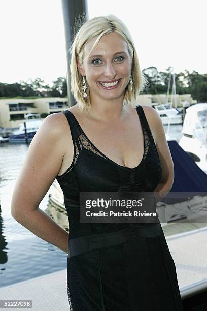 New TV host Johanna Griggs attend the launch of Better Home and Gardens 2005 TV show at Nove Cucina restaurant in Woolloomooloo February 22, 2005 in...