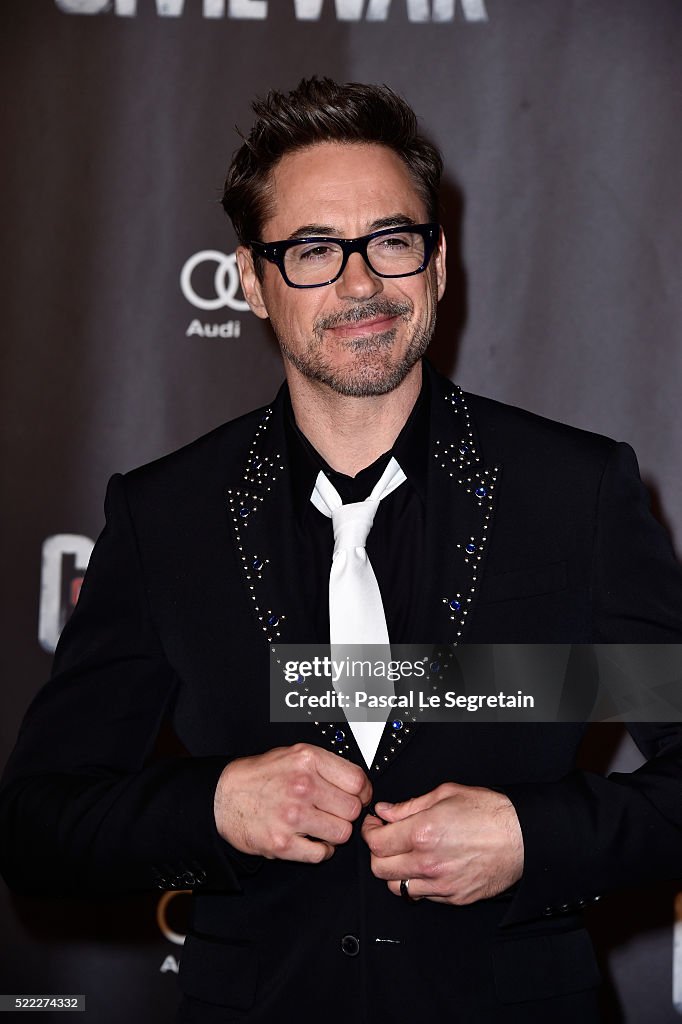 "Captain America: Civil War" Paris Premiere At Le Grand Rex