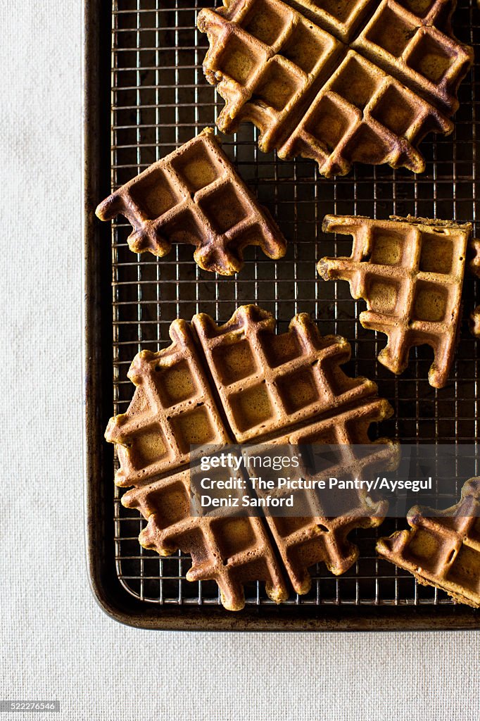 Spicy Pumpkin Waffles