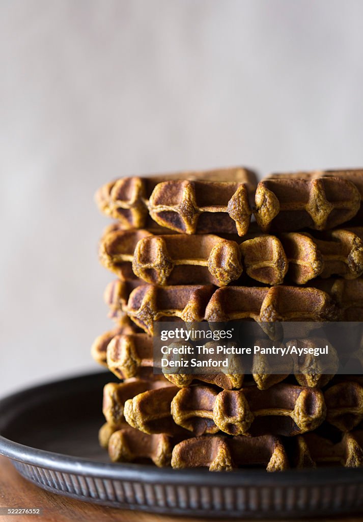 Spicy Pumpkin Waffles