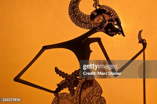 Wayang Kulit puppet show in Java Wayang Kulit puppet show in Java