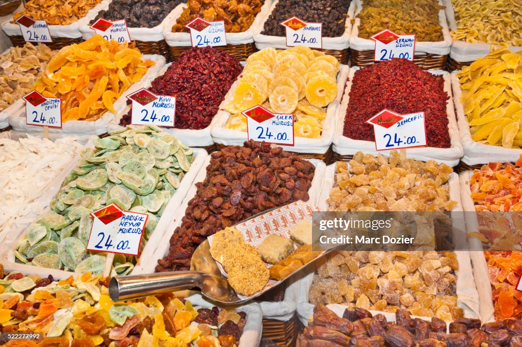 Turkish bazaar close-up