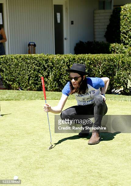 Singer James Bay attends the Coachella Republic Records Jaegermeister Party at the Republic House on April 16, 2016 in Palm Springs, California.