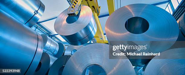 swiss steel production - steel industry stock-fotos und bilder