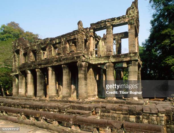 angkor, preah khan - tibor bognar cambodia bildbanksfoton och bilder