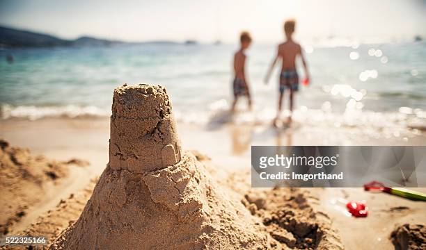 sandcastle - sand castle bildbanksfoton och bilder