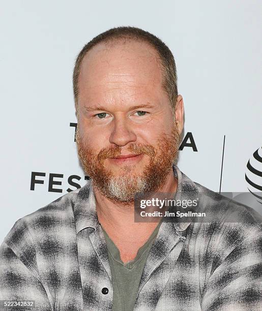 Screenwriter/director Joss Whedon attends the 2016 Tribeca Film Festival- Tibeca Talks Directors Series: Joss Whedon with Mark Ruffalo at SVA Theatre...