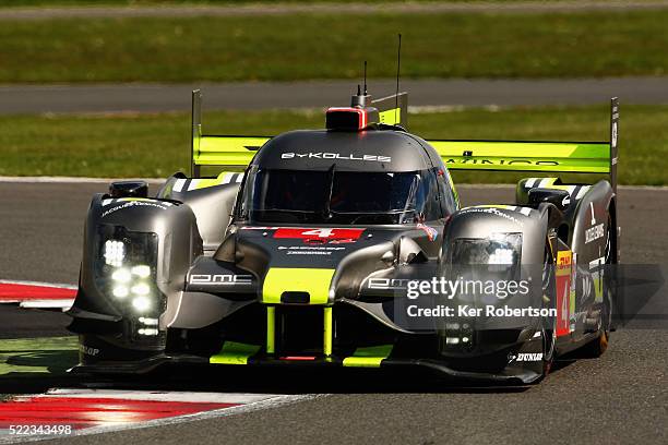 The BYKOLLES Racing Team CLM AER of Simon Trummer, Oliver Webb and James Rossiter drives during the FIA World Endurance Championship Six Hours of...