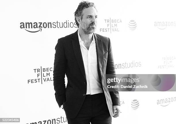 Mark Ruffalo attends the Tribeca Talks Directors Series: Joss Whedon With Mark Ruffalo - 2016 Tribeca Film Festival at SVA Theatre on April 18, 2016...