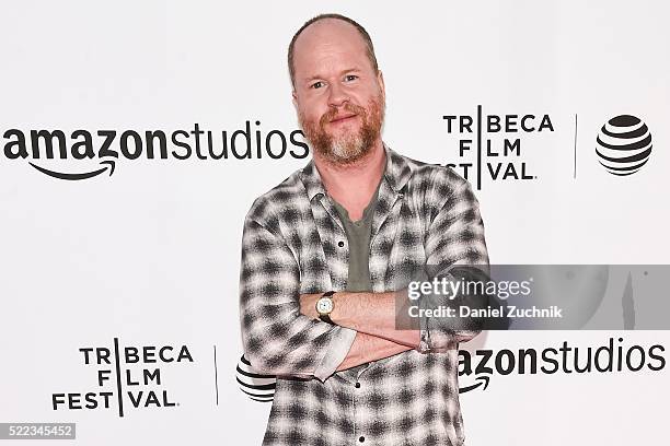 Joss Whedon attends the Tribeca Talks Directors Series: Joss Whedon With Mark Ruffalo - 2016 Tribeca Film Festival at SVA Theatre on April 18, 2016...