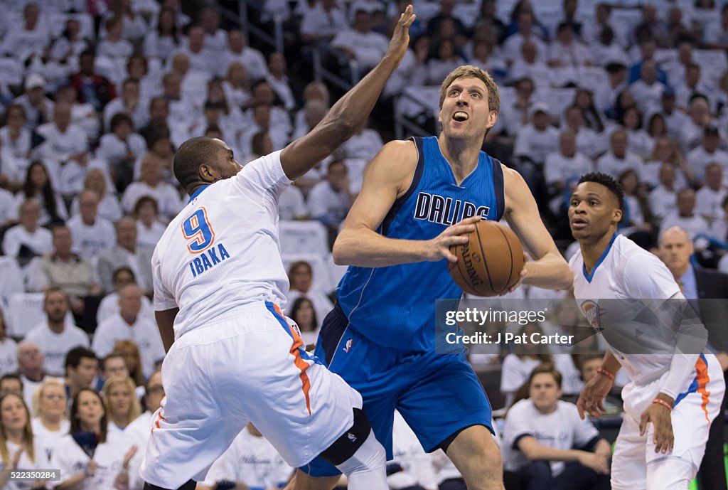 Dallas Mavericks v Oklahoma City Thunder - Game Two