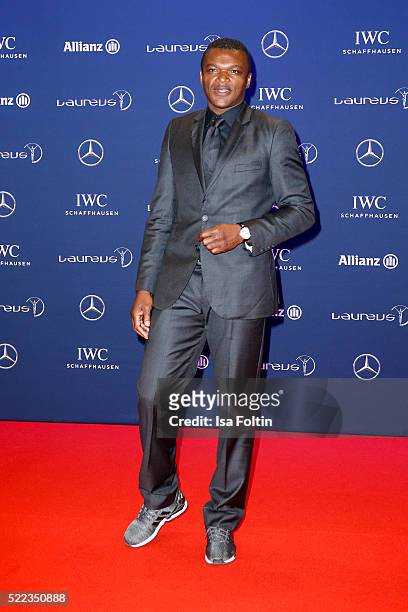 Marcel Desailly attends the Laureus World Sports Awards 2016 on April 18, 2016 in Berlin, Germany.