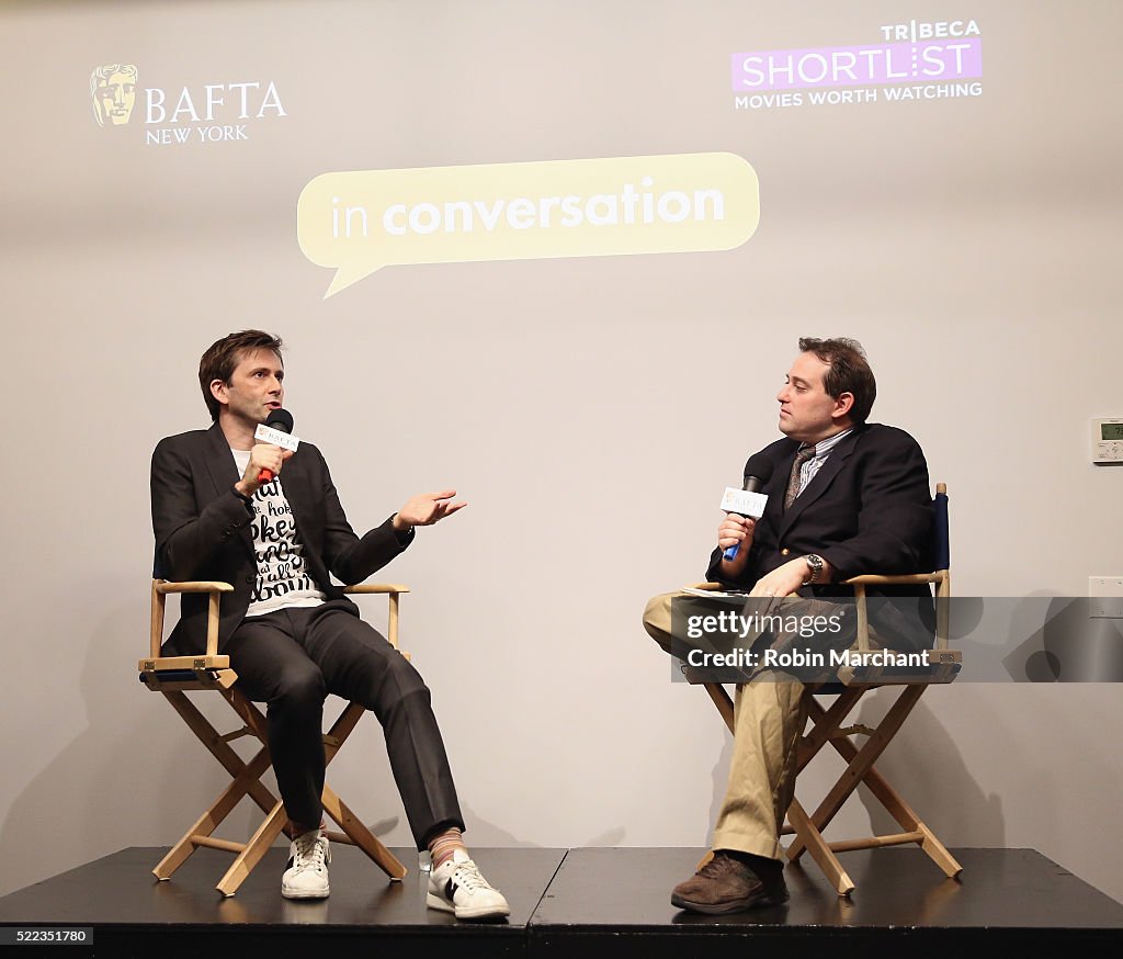 BAFTA New York With Tribeca Shortlist Hosts "In Conversation With David Tennant"